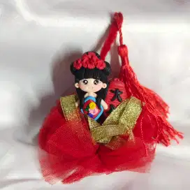 Jepitan clay handmade (buatan tangan) lucu wanita anak anak