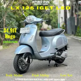 PIAGGIO VESPA LX 125 IGET LED TAHUN 2022 PERFECT CONDITION