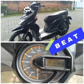 Honda Beat CBS tahun 2017 warna hitam