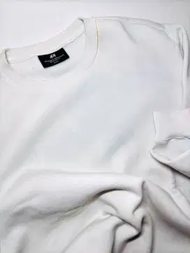 H&M White Crewneck