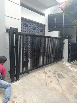 Pagar besi minimalis