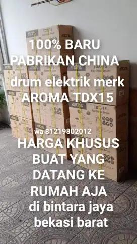 100%br TERMURAH DRUM ELEKTRIK CHINA AROMA TDX15