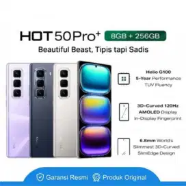 Infinix Hot 50 Pro + Plus 8/256 gb New Garansi Resmi