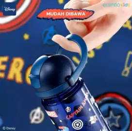 Ecentio Botol Minum Anak Marvel BPA Free Kap 550ml
