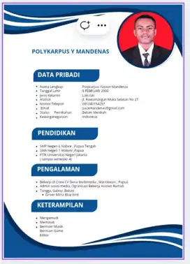 Driver pribadi x blue bird