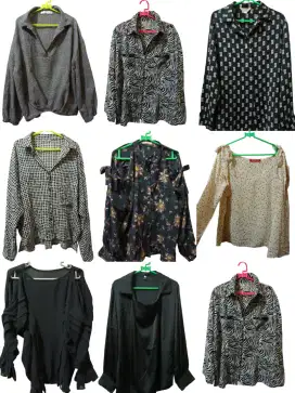 Kemeja sexy elegan fashion wanita Preloved