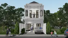 Di jual rumah modern dekat pusat kota Depok