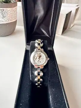 JAM TANGAN TISSOT 1853 SWISS MADE GRAIN DE FOLIE two tone