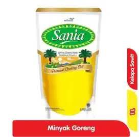 Sania Minyak Goreng refill kemasan 1liter dari Wilmar