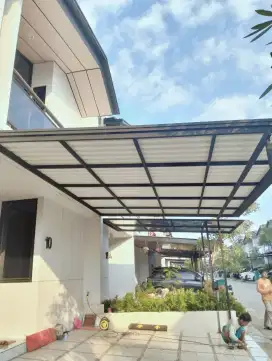 Kanopi alderon singgel leyer kombinasi talang air&profil