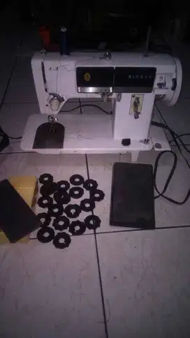 Mesin jahit semi portable singer 982 normal komplit