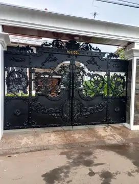 Pagar gerbang klasik modern