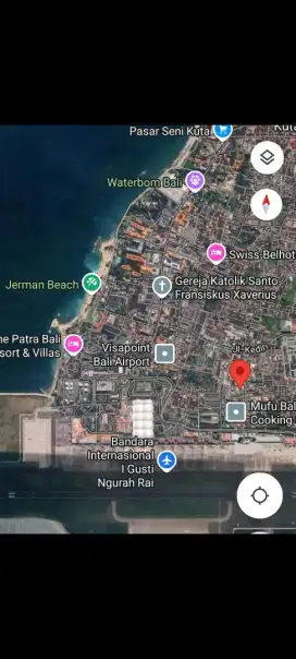 Di jual tanah 28 are di dekat bandara igst ngr rai tuban badung bali