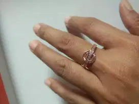 Cincin rosegold titanium size 7