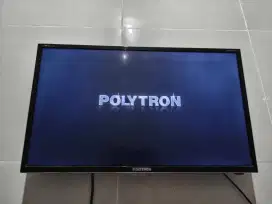 TV Polytron 32inc murah normal berfungsi dengan baik