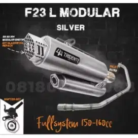Knalpot 3 Suara 3tech Tridente F23 Modular NextGen MATIC 150-160cc Ori