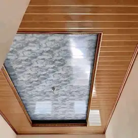 RENOVASI RUMAH RANGKA ATAP BAJA RINGAN PLAVON PVC KANOPI TERAS DLL