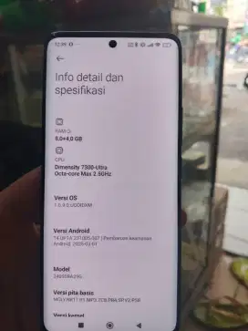 Redmi note 14 pro ram 12(8+4)/128 fulsed nego