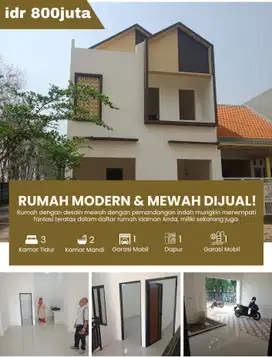 Rumah mewah 2 lantai harga BPJS