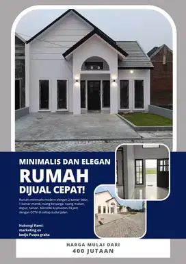 Rumah Sidoarjo kota model American Style 300 jutaan
