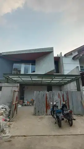 Kanopi kaca rangka baja wf 200 dan tiang wf 300