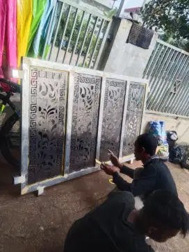 Pagar kating laser model terbaru