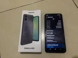 Samsung A06 4/64 1 bulan pemakaian