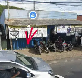 Kios/ruko strategis di pinggir jalan utama