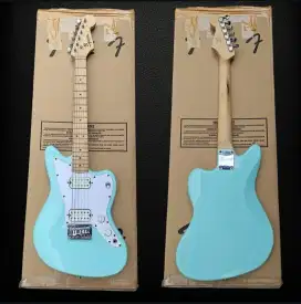 Squier Jazzmaster mini  HH Daphne Blue