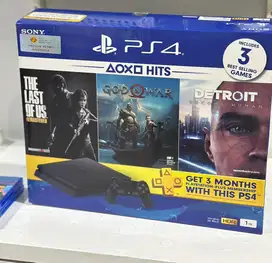PS 4 Slim & 2 Stick Ori Mesin