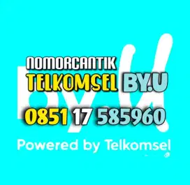 (bisa COD) Nomor Cantik Kartu TELKOMSEL by.U HOKI NAIK 585960