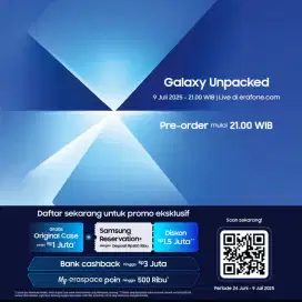 PRE ORDER SAMSUNG NEW Z FOLD7 dan Z FLIP7 | Bonus Hingga 6 Juta