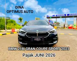 BMW 218i Gran Coupe 2023 Sport 1.5 AT, KM ANTIK, PAJAK PANJANG