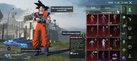 Jual akun pubg set goku yor M4