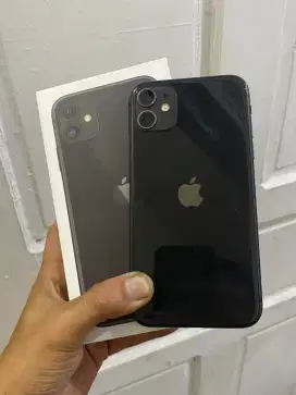 Second iphone 11 128gb inter all op hb100% lengkap