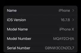IPHONE X 256 GB INTER SECOND