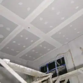 Plafon gypsum dan pvc