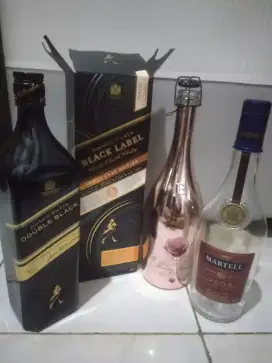 Jual koleksi botol minuman masih bagus layak pakai