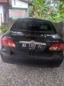 Toyota Altis Bensin G 1.8 M/T Th.2004 Hitam
