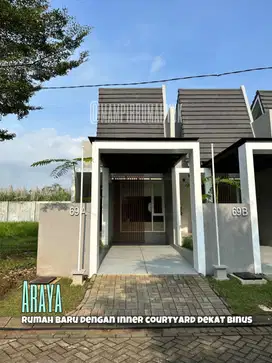 Rumah Modern dengan Inner Garden dekat Binus Araya Malang
