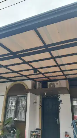 Kanopi alderon singgel leyer kombinasi talang air&profil