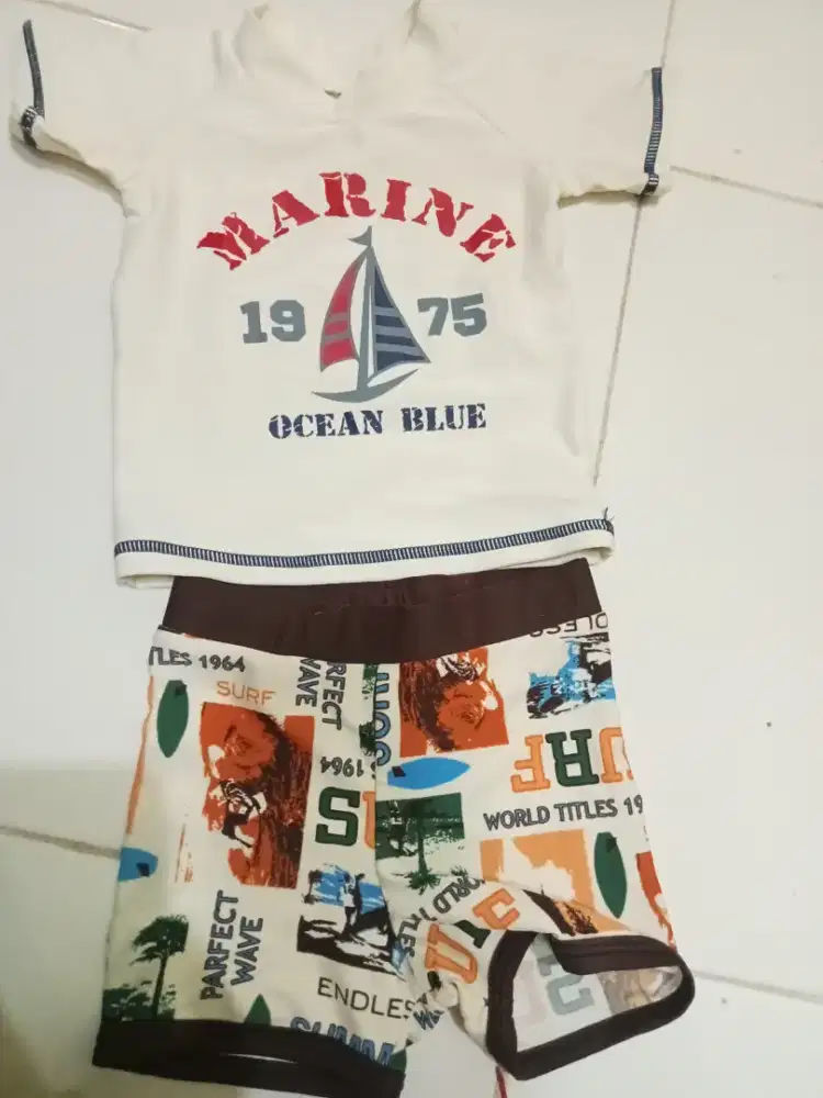 Oneset bju renang anak