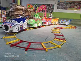 Odong Kereta Mini Coaster Rel Datar