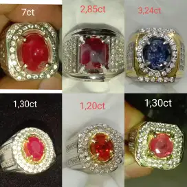 Permata Ruby Burma saphire songea