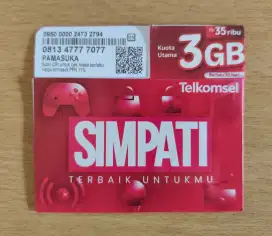 Nomor Cantik Simpati 7777