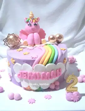 Kue ulang tahun unicorn