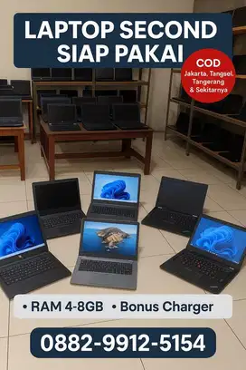Laptop Ex Kantor Mulus Like New Siap Antar Boskuu