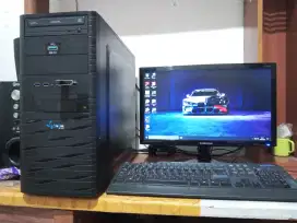 Pc intel core i5 + mobo asus + ram 8gb + monitor 19inch fullset