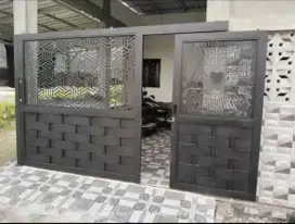Pintu gerbang dorong kekinian