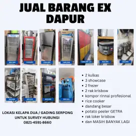 JUAL BARANG BARANG BEKAS EX KITCHEN + GARAGE SALE